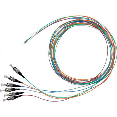 DYNAMIX FPT-OM1ST - 2M ST Pigtail OM1 1x Stück Weiß 625/900um MM Faser, fester Mantel, LSZH-Ummantelung