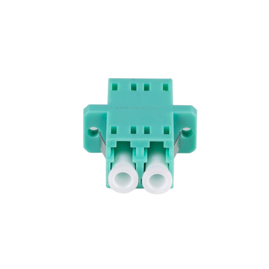 DYNAMIX A-FIBLCLC-DAQ - Fibre LC/LC Duplex Multi-mode Joiner Zirconia Ceramic Sleeve Aqua