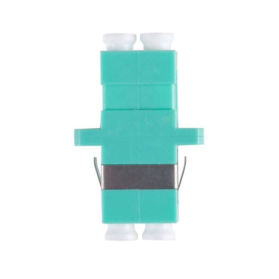 DYNAMIX A-FIBLCLC-DAQ - Fibre LC/LC Duplex Multi-mode Joiner Zirconia Ceramic Sleeve Aqua