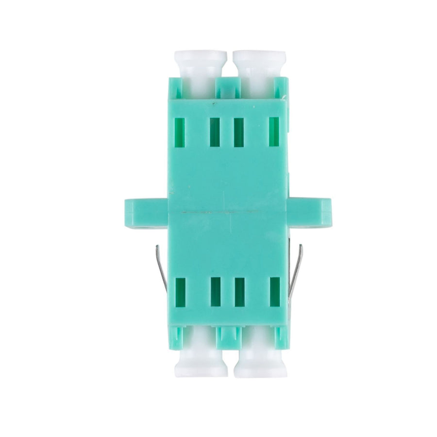 DYNAMIX A-FIBLCLC-DAQ - Fibre LC/LC Duplex Multi-mode Joiner Zirconia Ceramic Sleeve Aqua