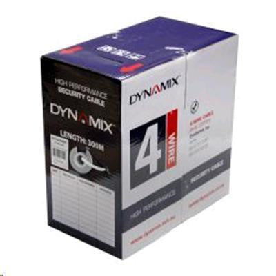 DYNAMIX C-S4C300-22 - 300m 4C 0.22mm Bare Copper Security Cable Supplied on Plastic Reel