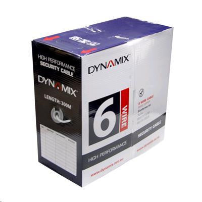 DYNAMIX C-S6C300-22 - 300m 6C 0.22mm Bare Copper Security Cable Supplied on Plastic Reel
