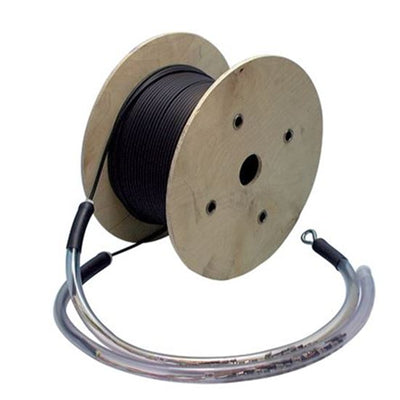 Dynamix FOM36CLCLC-100 100M 6 Core OM3 LC to LC PreTerm Tight Buffered Indoor/ Outdoor Fibre Cable. 900um Tails Staggered with Pulling Tube/Eye Supplied on a Reel