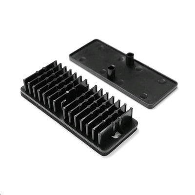 DYNAMIX SPLICEB - 12-fach Spleißbrücke mit Klebepad 37 x 95 x 16 mm (BxLxT)