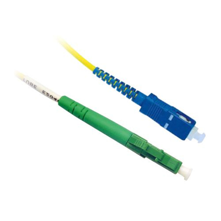 DYNAMIX FSM-LCASC-5-SX - 5M 9u LC APC/SC Simplex Single Mode G657A1 Bend Insensitive Fibre Lead Yellow LSZH Jacket