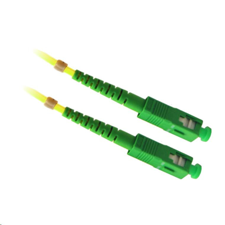 DYNAMIX FSM-SCASCA-10-SX - 10M 9u SCAPC/SCSimplex Single Mode G657A1 Bend Insensitive Fibre Lead Yellow LSZH Jacket