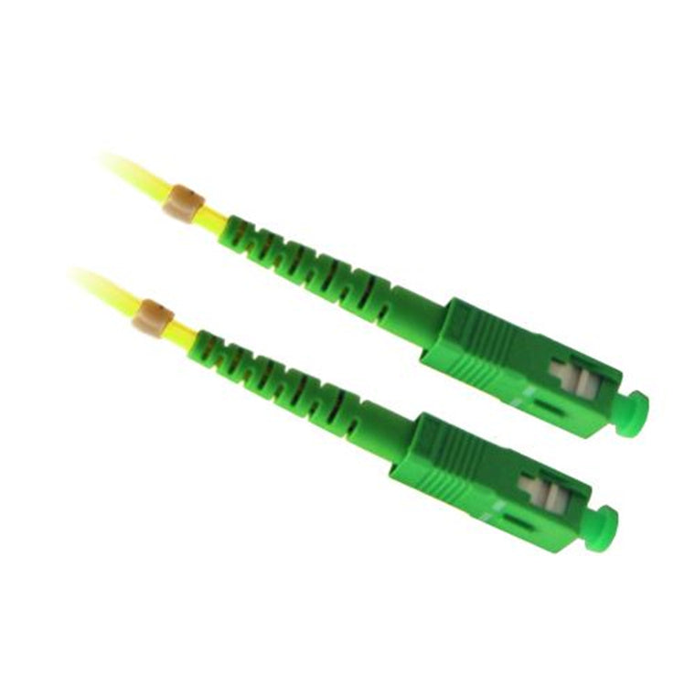 DYNAMIX FSM-SCASCA-1-SX - 1M 9u SCAPC/SCSimplex Single Mode G657A1 Bend Insensitive Fibre Lead Yellow LSZH Jacket