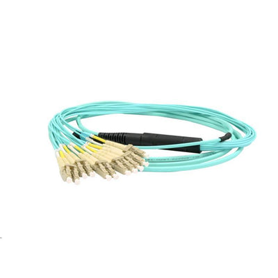 DYNAMIX FTB-MTPFOM3LC-3 - OM3 12C MTP Female to LC Duplex 2mm Fan-out 05m Break Out Fibre Cable (12 core)