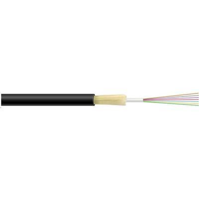 DYNAMIX F-LTGOM306-300M - 300m OM3 6 Core Multimode Loose Tube GEL Outdoor Fibre Cable Roll Black OFNR Jacket