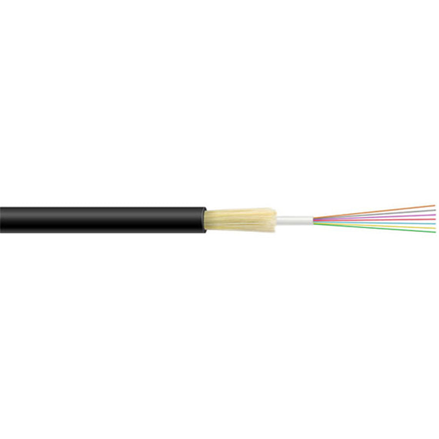 DYNAMIX F-LTGOS206-2KM - 2km G.652D 6 Core Singlemode Loose Tube GEL outdoor Fibre Cable Roll Black OFNR Jacket
