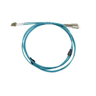 Dynamix FLA-LCLCOM3-75 OM3 LC to LC Armoured Fibre Lead - 75m - Aqua Duplex - Multimode - 3.3mm - LZSH Jacket