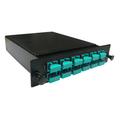 DYNAMIX FPP-MPOMM-SC12 - MPO OM4 6 Port SC Duplex Multimode 12 Fibre Cassette Dual Polarity A/C
