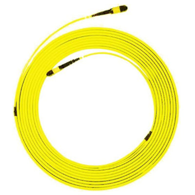 Dynamix FT-MPOSMA-50 50M OS2 MPO ELITE Trunk Single mode Fibre Cable. POLARITY AStraightThroughCable. Made with ELITE Low Loss Female Connectors