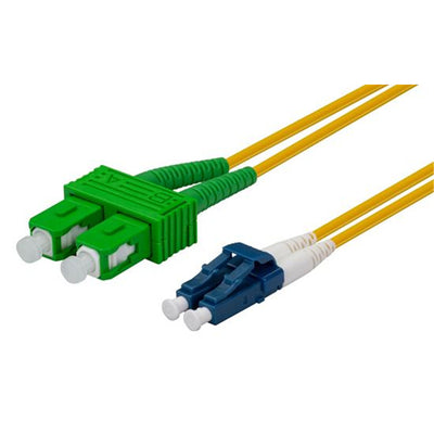 Dynamix  FSM-SCALC-1 OS1 SC APC to LC Fibre Lead - 1m - Yellow