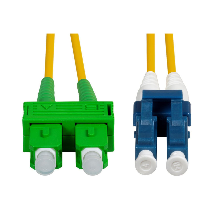 DYNAMIX FSM-SCALC-10 - 10M SCAPC/LC Single mode G657A1 Duplex Fibre Lead LSZH Yellow Jacket