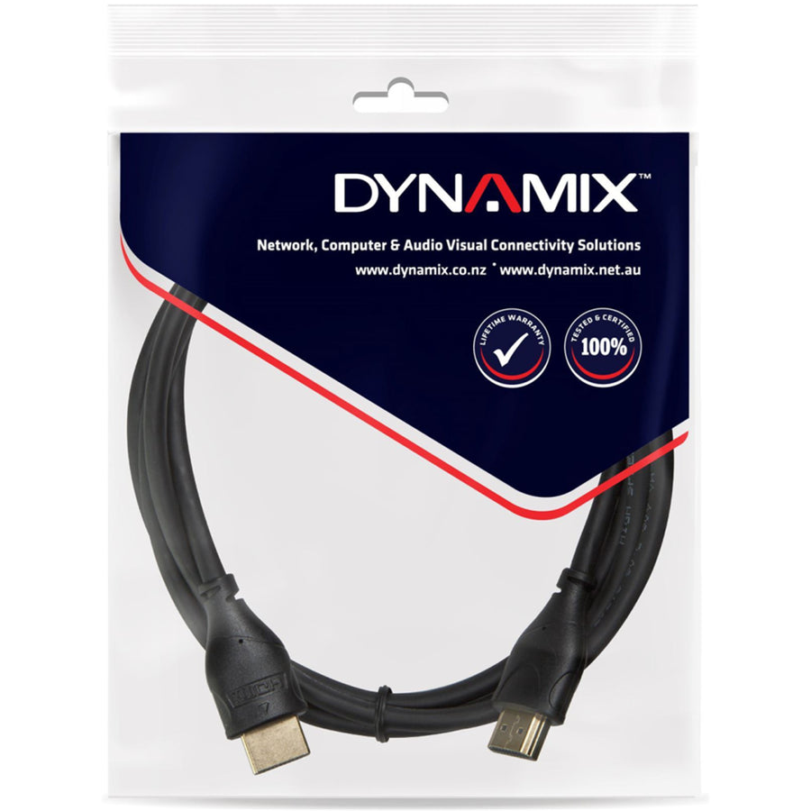 DYNAMIX C-HDMIHSE-2 - 2m HDMI 10Gbs Slimline High-Speed Cable w/ Ethernet. Max Res: 4K2K@24/30Hz