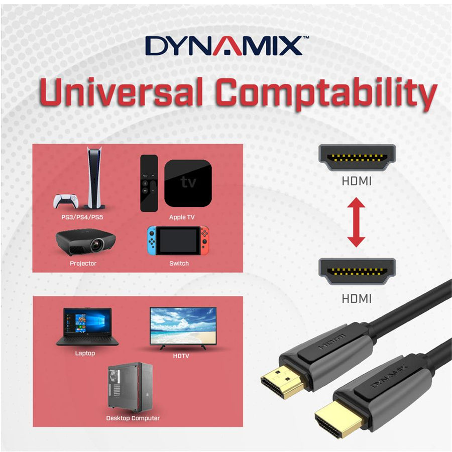 C-HDMI48G-3 - 3m HDMI 2.1 Ultra-High Speed 48Gbps Cable. up to 8K@60Hz. Supports Dolby