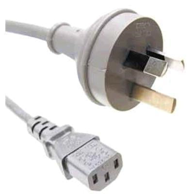 DYNAMIX C-POWERCWH - 1.5M 3-Pin Plug to IEC C13 Female Plug 10A SAA Approved Power Cord. 1.0mm copper core.