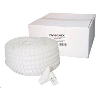 DYNAMIX EW-2020W - 20mx20mm Easy Wrap Cable Management Solution Bulk Packed White