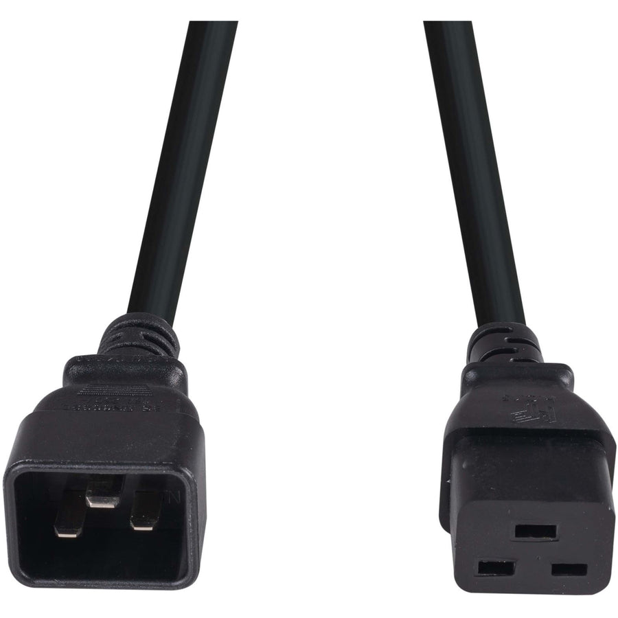 Dynamix  C-IEC16A-2 16A IEC C20 to C19 Power Extension Cord - 2m - Black
