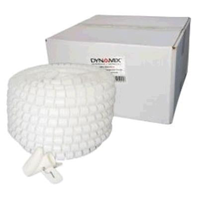 DYNAMIX EW-2520W - 20mx25mm Easy Wrap Cable Management Solution Bulk Packed White Includes Tool