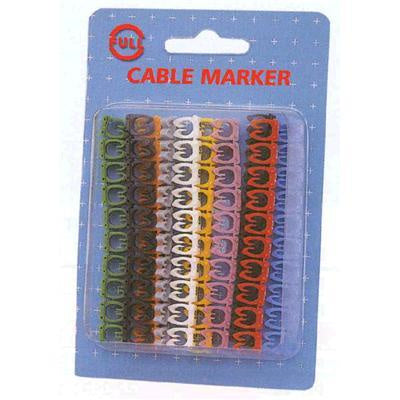 DYNAMIX CABM01 - Colour Coded Cable Markers pack of 100 Fit for OD: 4mm 5.5mm