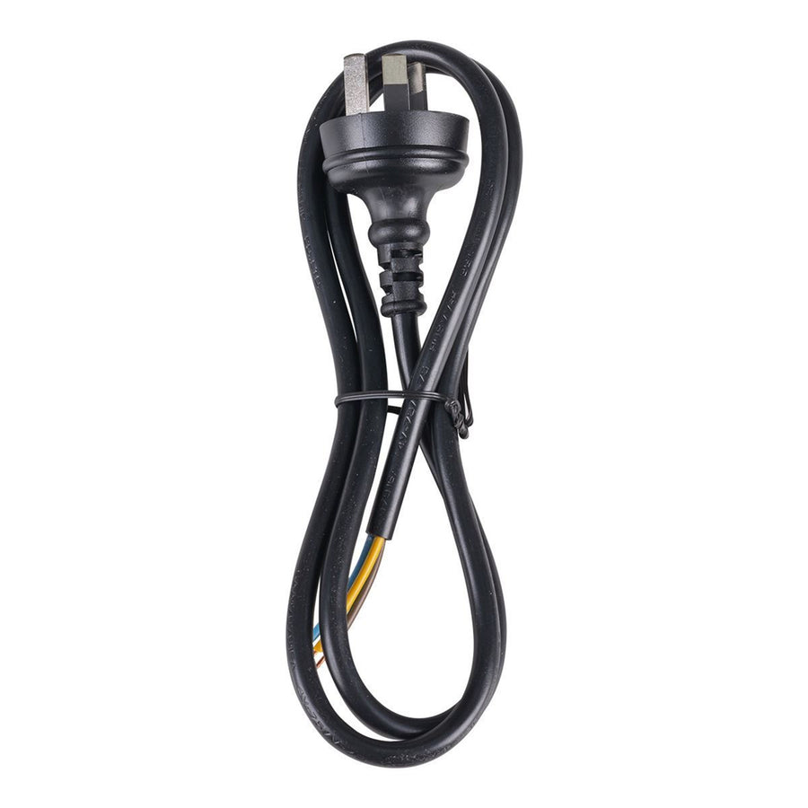 Dynamix  C-PB3C10-1 3 Core 1mm 3 Pin Plug to Bare End Cable - 1m - Black