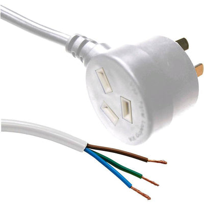 C-PB3C10T-3WH – 3M 3-poliger Tapon-Stecker auf offenes Ende 3-adriges 1mm Kabel, Weiß, SAA-zertifiziert