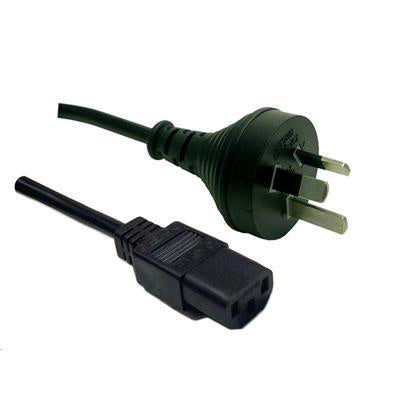 DYNAMIX C-POWERC - 1.8M 3-Pin Plug to IEC C13 Female Plug 10A SAA Approved Power Cord. 1.0mm copper core.