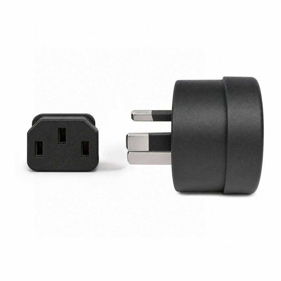 DYNAMIX C-POWERCT - 2M 3-Pin TAPON Ended Plug to IEC C13 Connector 10A Power Cord. 1.0mm