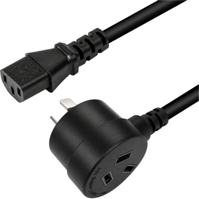 DYNAMIX C-POWERCT – 2m 3-poliger Schuko-Stecker auf IEC C13-Buchse 10A Stromkabel. 1,0mm