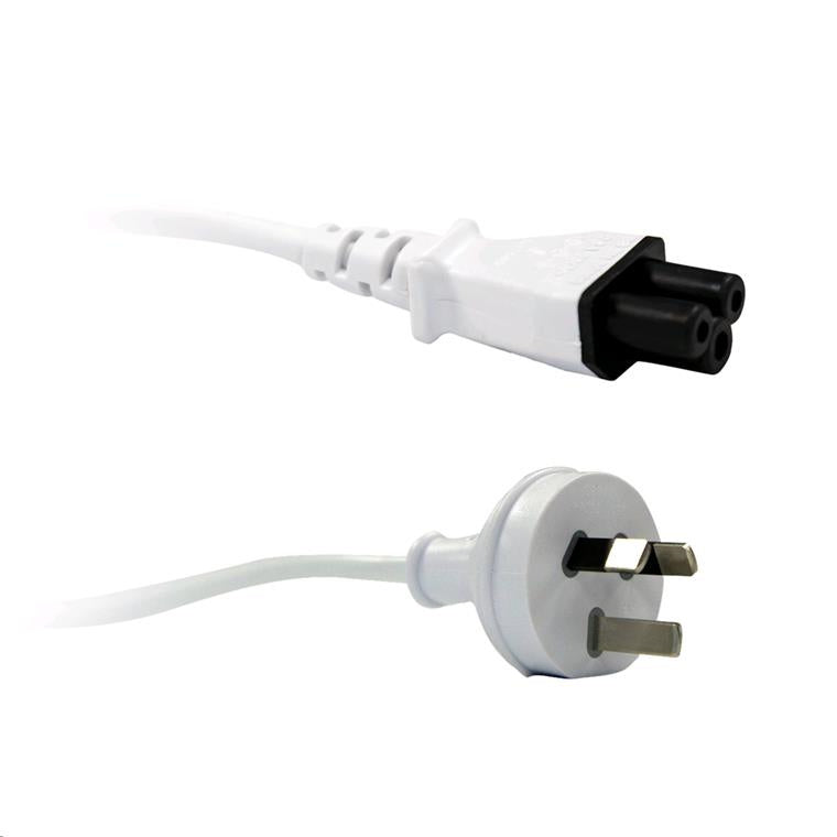Nicht spezifiziertes C-POWERNCWH - 3-Pin-Strom (M) auf C5 Kleeblatt (M) weißes 2m Netzkabel