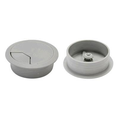 DYNAMIX CG60GY - 60mm Round Desk Grommet Grey