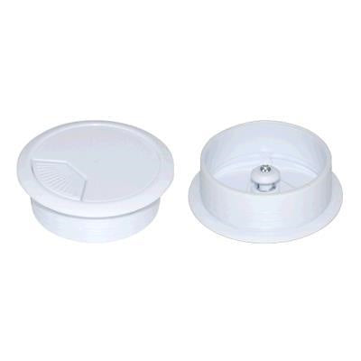 DYNAMIX CG80WH - 80mm Round Desk Grommet White