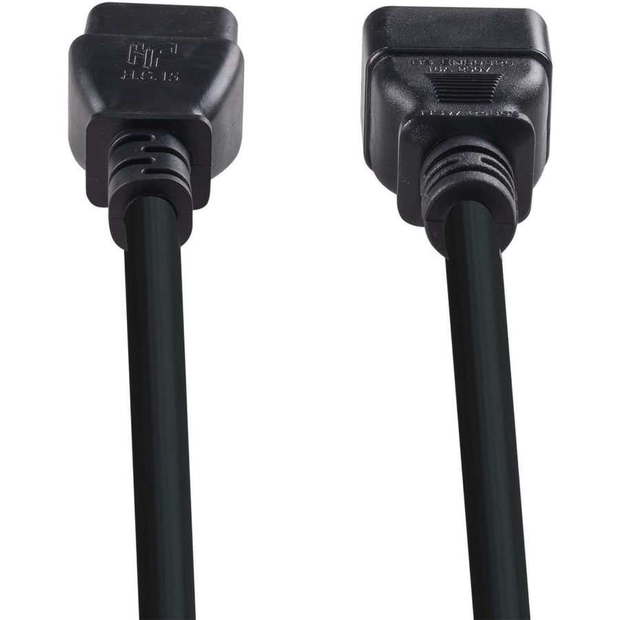 DYNAMIX C-IEC16A-1 - 1M IEC 16A Power Extension Cord (C20 Plug to C19 Socket) 15mm2 Black