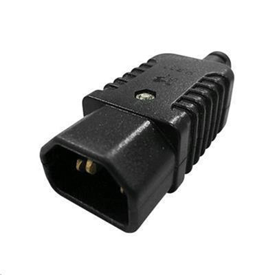 DYNAMIX PA-IEC14 - Re-wire able IEC Male C14 10A plug Termination: Screw Terminals