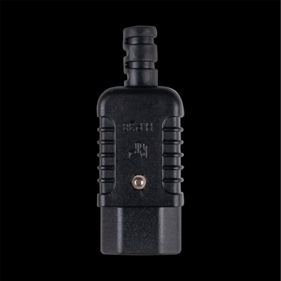 DYNAMIX PA-IEC14 - Re-wire able IEC Male C14 10A plug Termination: Screw Terminals