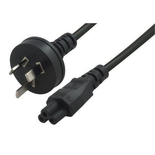 P1MIEC320C5 - 1m Power Cable 3-Pin to Clover (IEC 320 C5) Female Connector