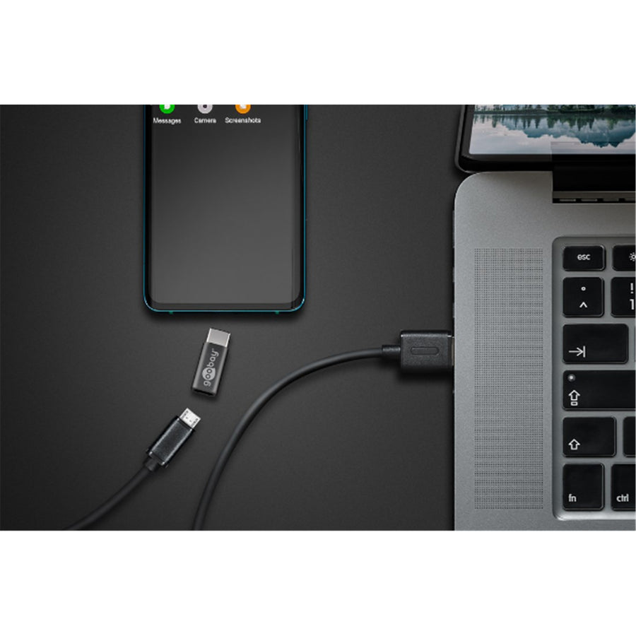 51598 - Goobay USB-C male > USB 2.0 Micro female (Type B)