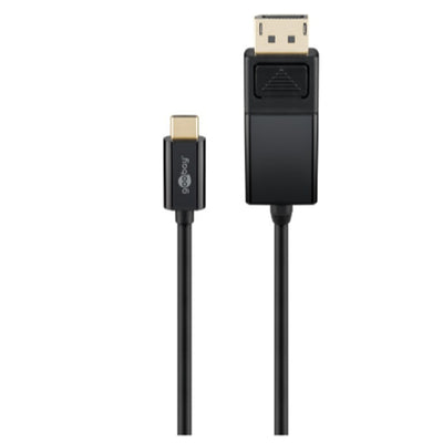 Goobay 51767 4K 60Hz USB-C to DisplayPort Adapter Cable - 1.2m - Black