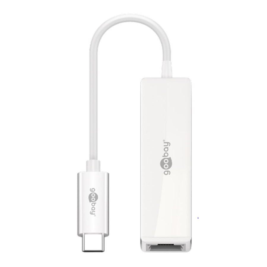 51770 - Goobay USB-C RJ45 adapt (8P2C)  white