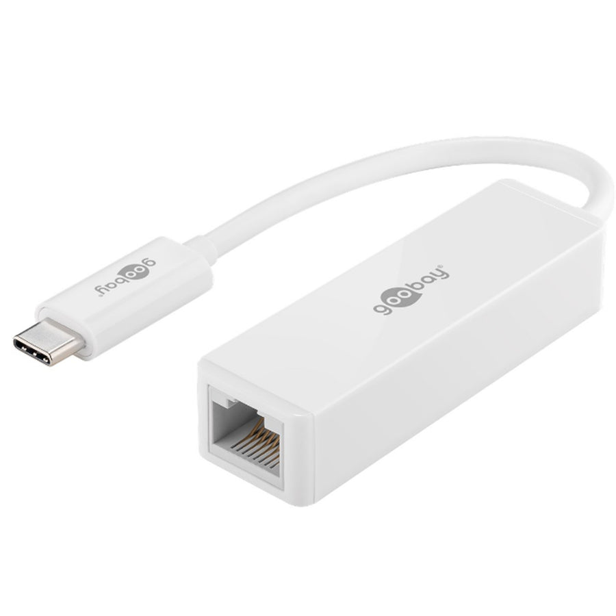 51770 - Goobay USB-C RJ45 adapt (8P2C)  white