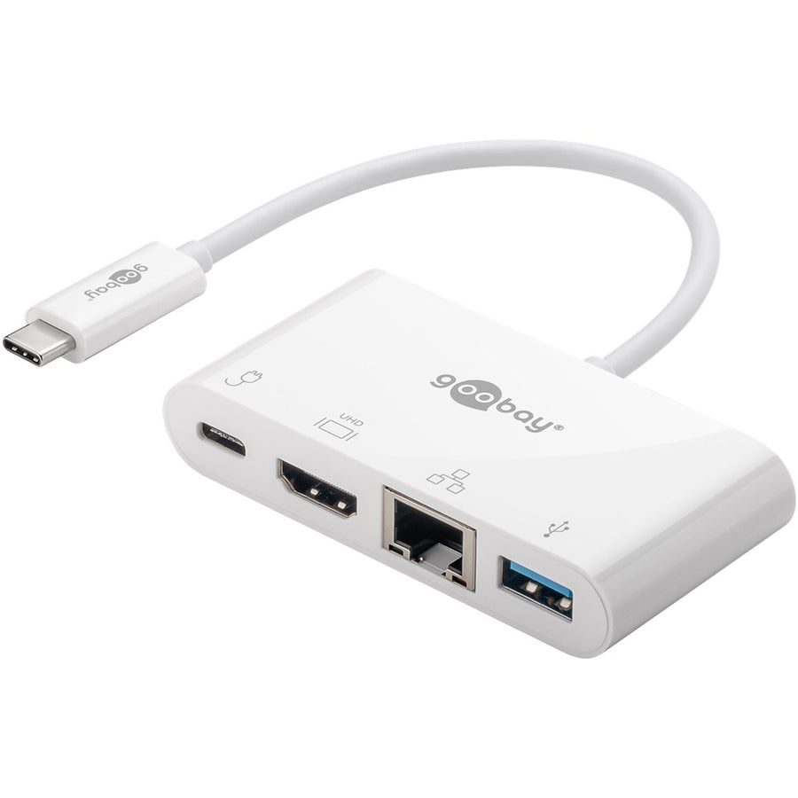 51772 - Goobay USB-C Multiport Adapt (HDMI + Ethernet  PD) 3A 60W