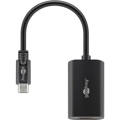 51774 - Goobay USB-C HDMI adapter (4k 60 Hz) black  0.2m