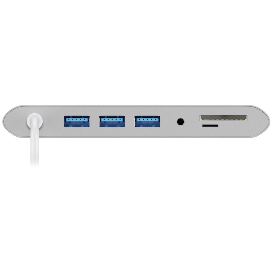 62113 - Goobay USB-C? All-in-1 Multiport Adapter  aluminium  silver
