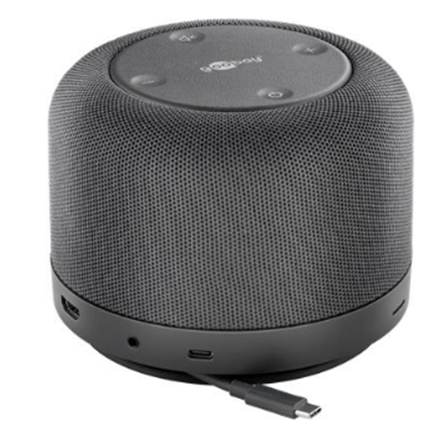 49986 - Goobay 12 in 1 USB-C Premium Dock + Speaker + W'less Charger