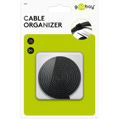 Goobay Cable Management Hook and Loop Shortenable