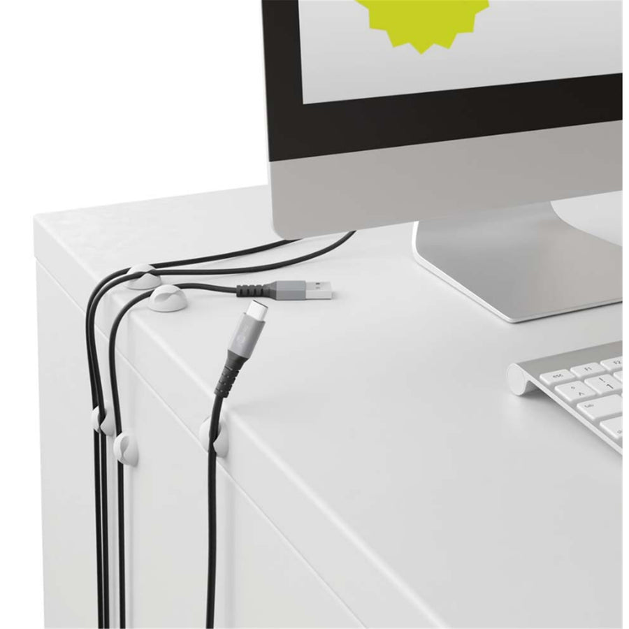 Goobay Cable Management 2 Slots MINI white