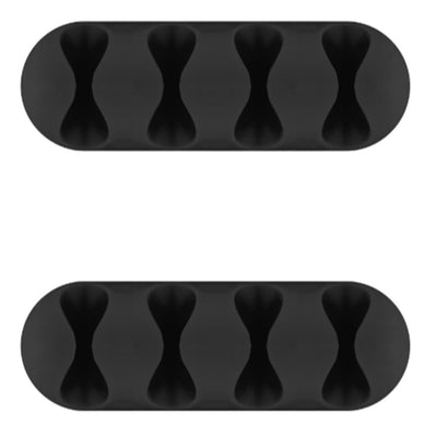 70406 - Goobay Cable Management 4 Slots  black