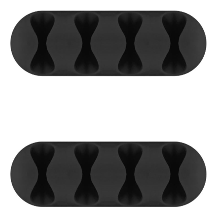 70406 - Goobay Cable Management 4 Slots  black